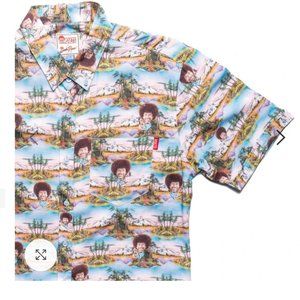 Rsvlts Hawaiian Shirt Bob Ross Brush 